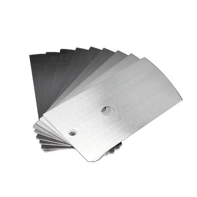 Stainless Steel Long Knife for Cigarette Machine with 0.16mm Thickness and Metallic Color